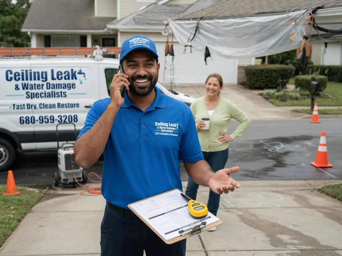 Ceiling Leak Cleanup Wilmington, MA FAQs